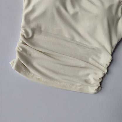 Summer New Fake Two Piece Yoga Dress