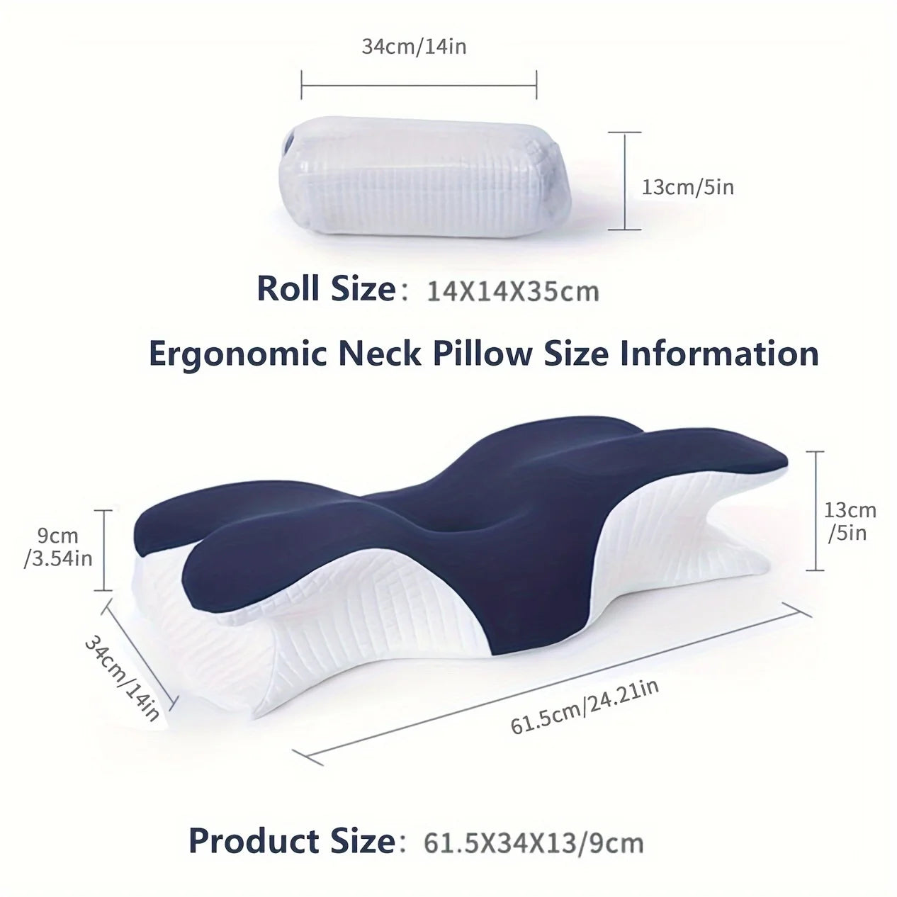 Ergonomic Cervical Spine Pillow – Butterfly Neck Pillow