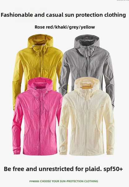 Unisex UV Protection Outdoor Waterproof Jacket Windbreaker