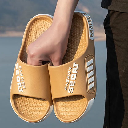 Men Women Outdoor Soft Slippers Thick Bottom