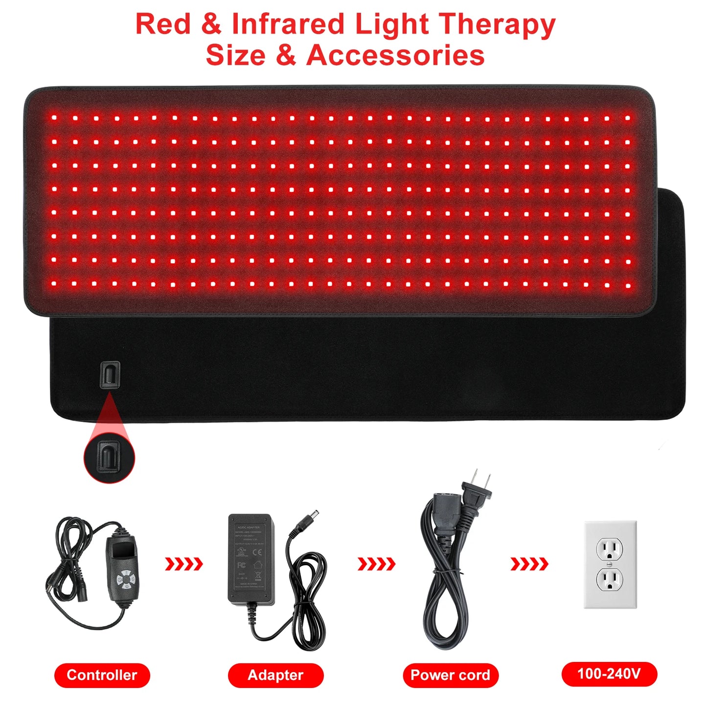 Full Body Infrared Red Light Therapy Mat