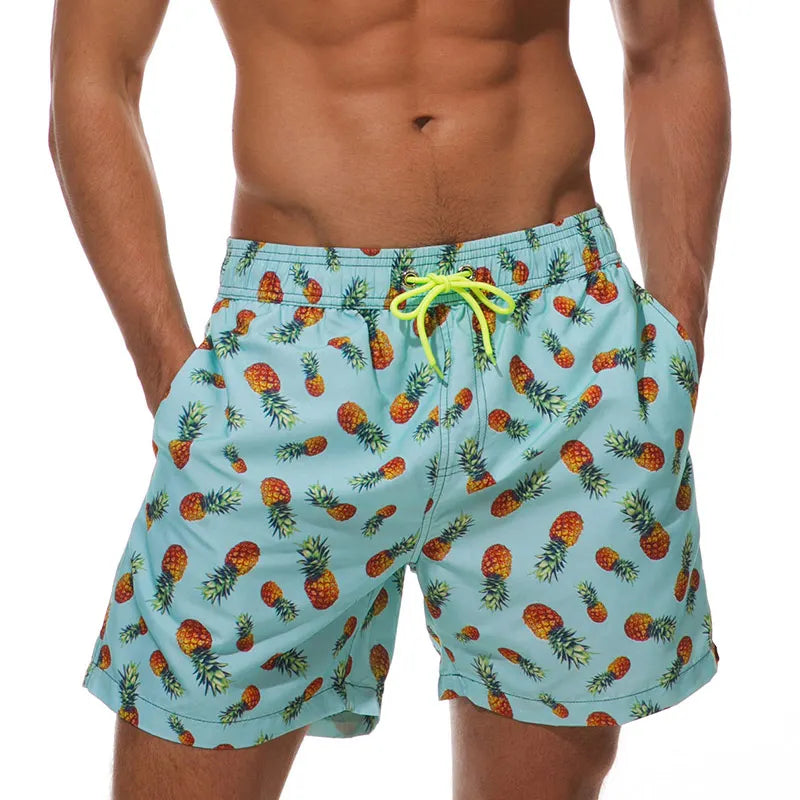 Quick Dry Summer Mens Swimwear Beach Shorts