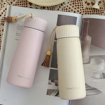Creative Thermos Mug With Rope Portable Bottle
