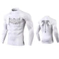 Men's Turtleneck Compression Quick Dry Gym Shirt