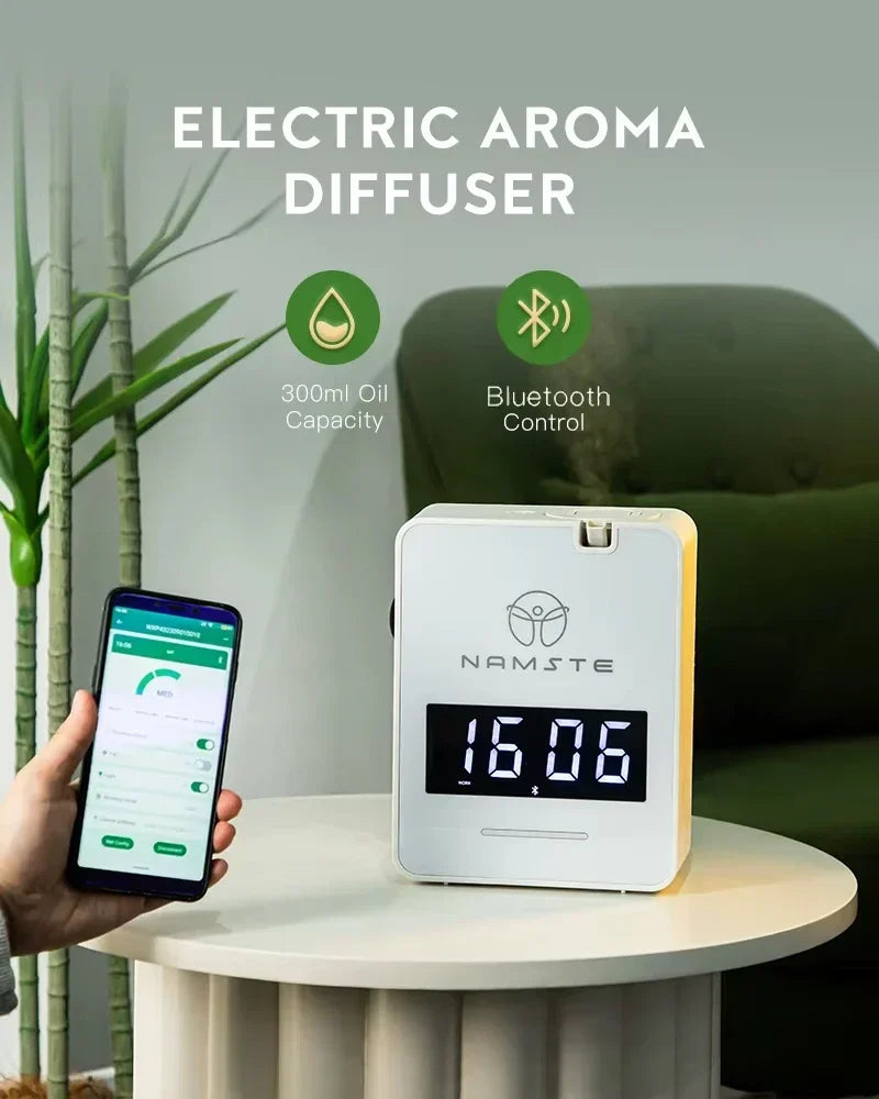 Aroma Diffuser With Clock Air Freshener Machine