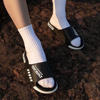 Men Women Outdoor Soft Slippers Thick Bottom