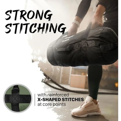 Adjustable sand bags for weight training workouts