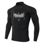 Men's Turtleneck Compression Quick Dry Gym Shirt