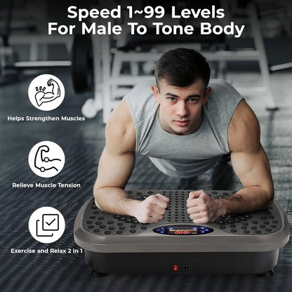 Whole Body 3D Vibration Plate Exercise Machine
