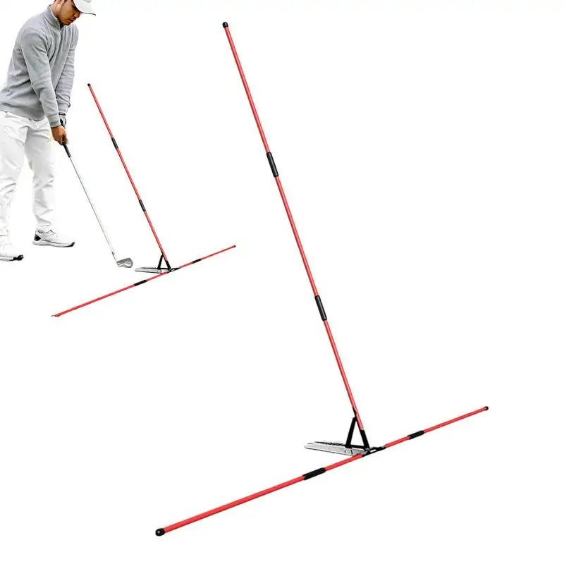 Golf Swing Alignment Practice Rod & Stick Holder