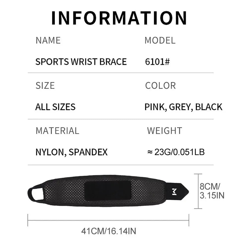 Breathable Wrist Support Brace for Gym/Work