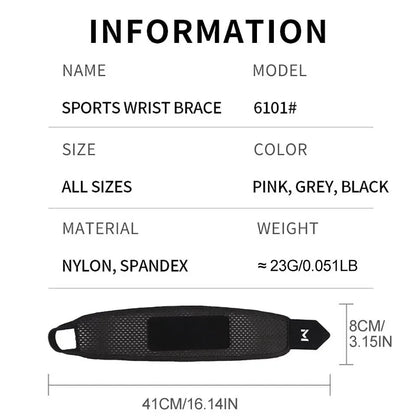 Breathable Wrist Support Brace for Gym/Work