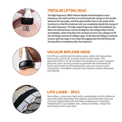 9 in 1 Cavitation Ultrasonic Body Slimming Machine