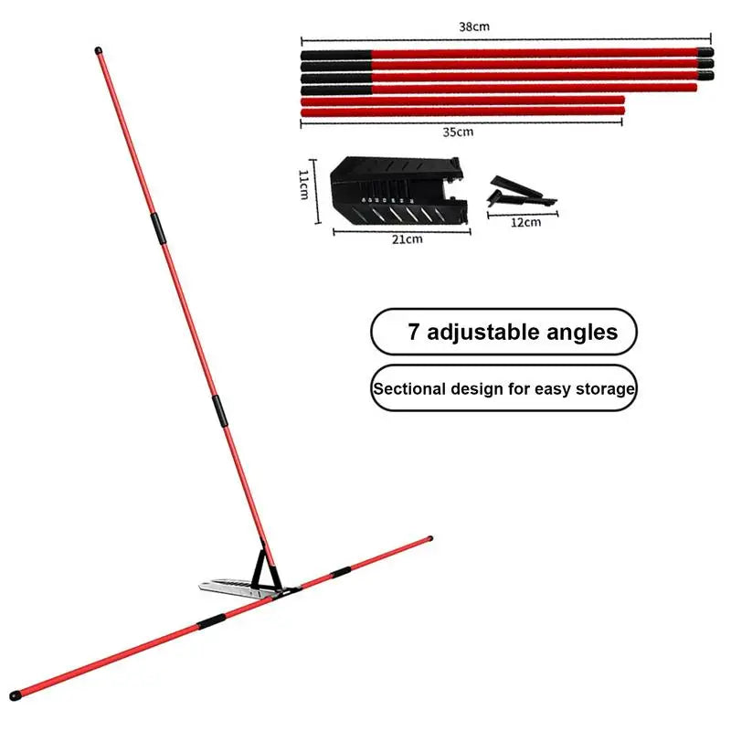 Golf Swing Alignment Practice Rod & Stick Holder