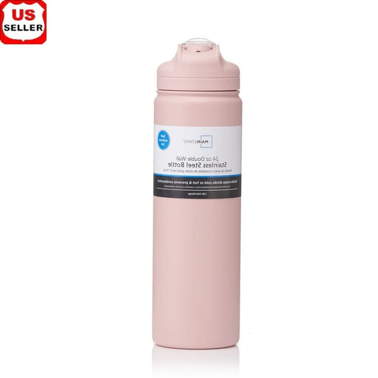 Insulated Stainless Steel Water Bottle Flip Top
