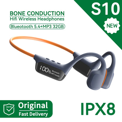 IPX8 Waterproof Bluetooth 32G Bone Conduction Headphone