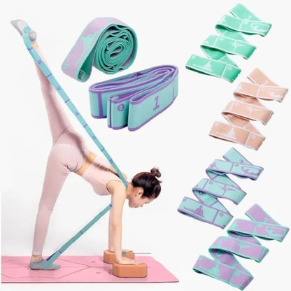 Yoga Stretching Belt Dance Stretching Elastic Band