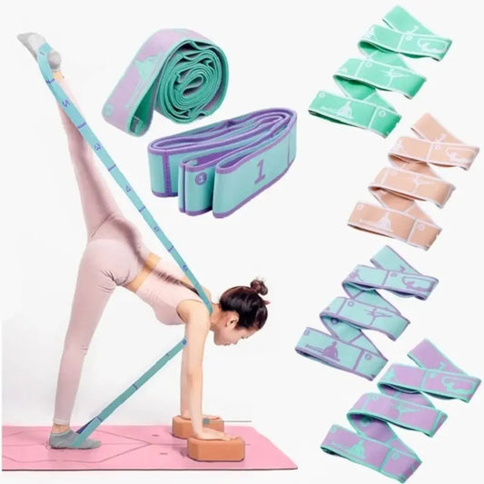 Yoga Stretching Belt Dance Stretching Elastic Band