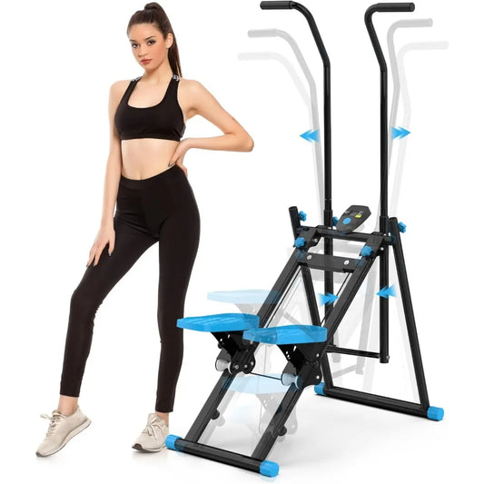 Compact Vertical Climber for Home Fitness: Foldable