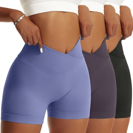 3 Pieces Women Solid Hip Sports Pants