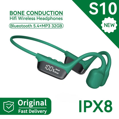 IPX8 Waterproof Bluetooth 32G Bone Conduction Headphone