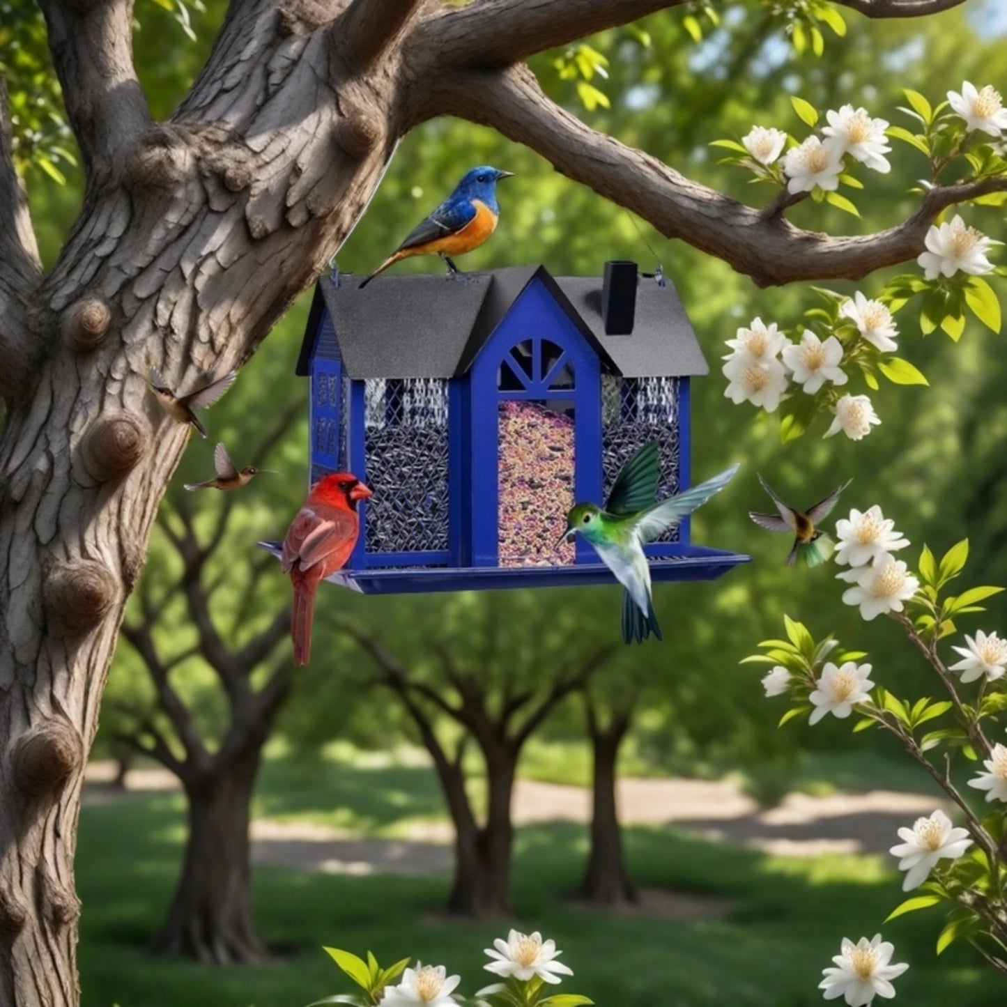 Outdoor Hanging Wild Bird Feeder