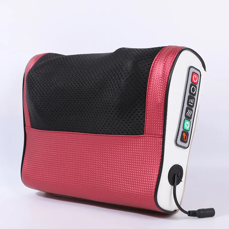 Shiatsu back and neck massager with heat