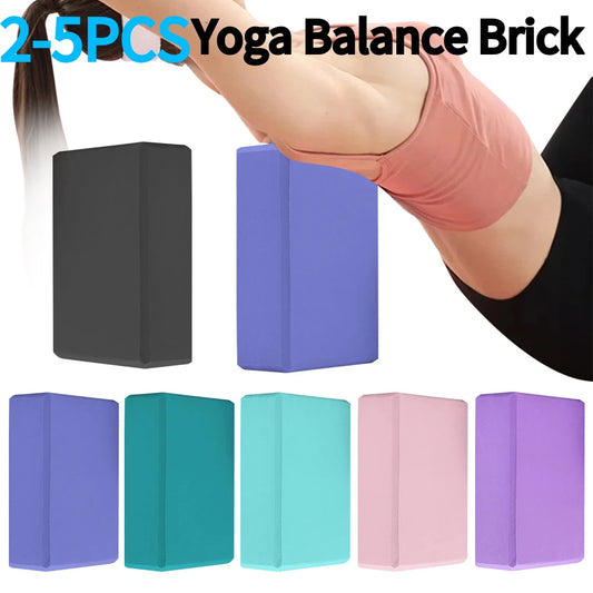 2-5PCS EVA Yoga Block Gym Training Blocks