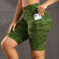 Women Solid Yoga Shorts with 3 Pockets