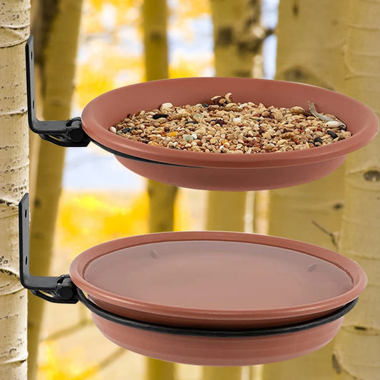 Bird Bath Tray Weatherproof Hanging Bird Feeder