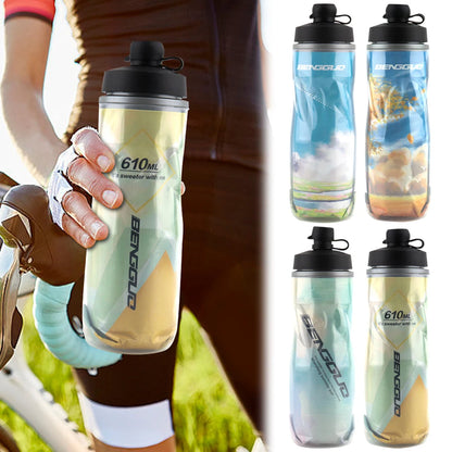610ml Insulated Bike Water Bottle Leak-Proof