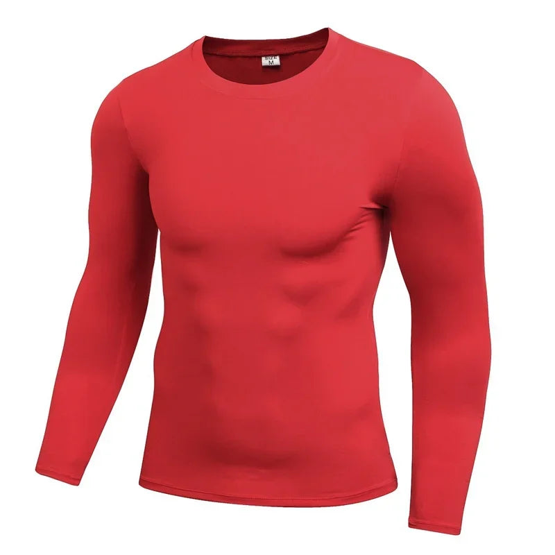 Men's Compression Running T-Shirt Fitness Long Sleeve