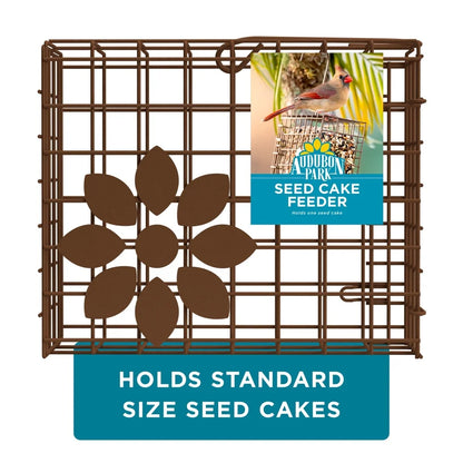 2 Pack Seed Cake Basket Wild Bird Feeder