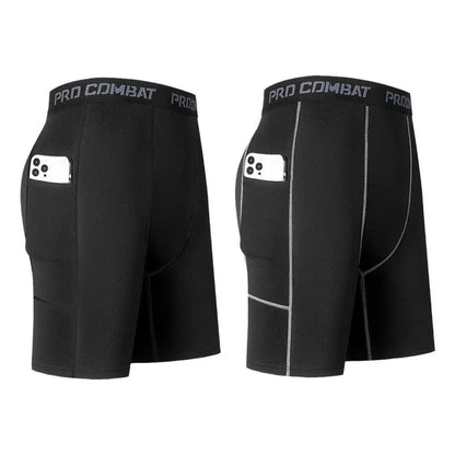High Performance Elastic Men's Compression Short Pants