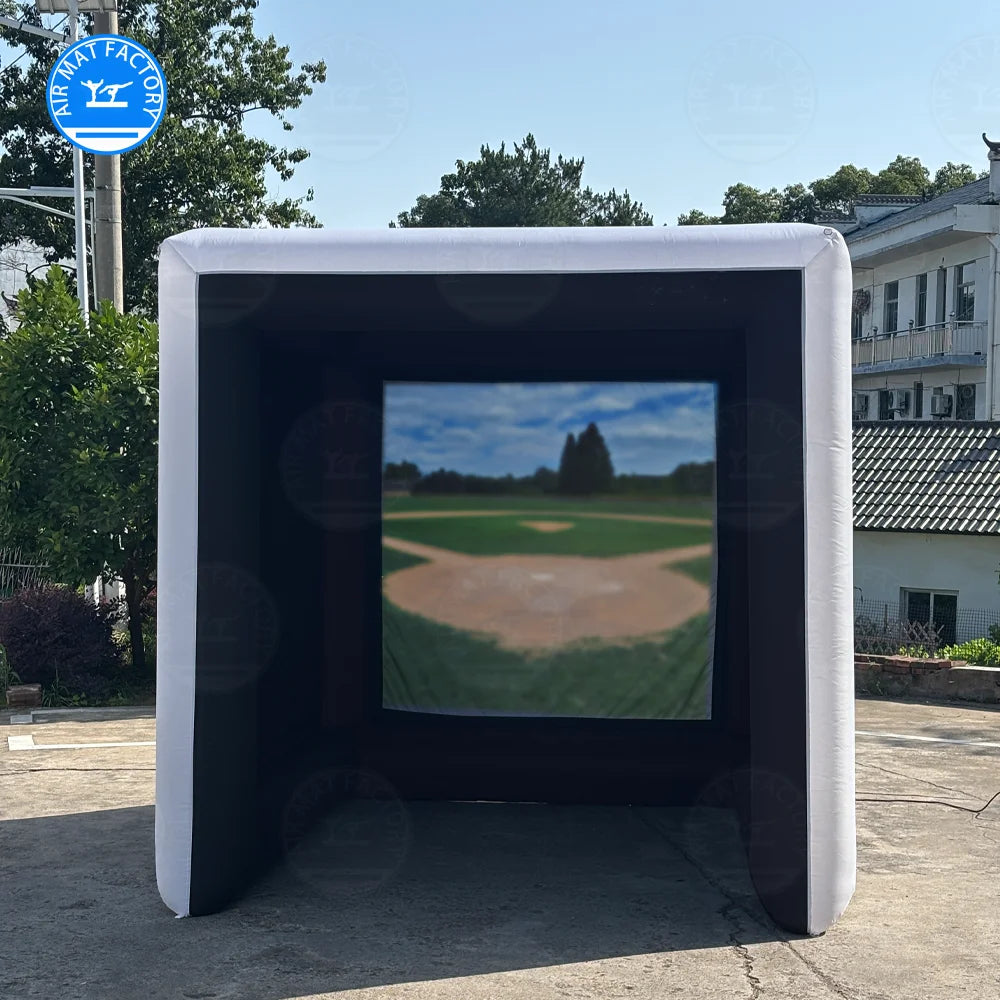 Indoor Inflatable Golf Practice Swing Simulator Net