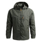Outdoor Hooded Waterproof Tactical Windbreaker for Men