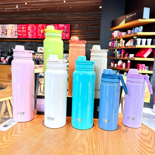 Stainless Steel Thermal Water Bottle Portable Tumbler