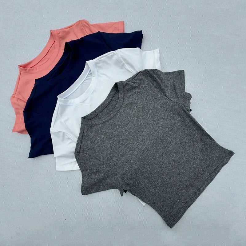 Women's Tight Fitting Sports T-shirt Quick Drying