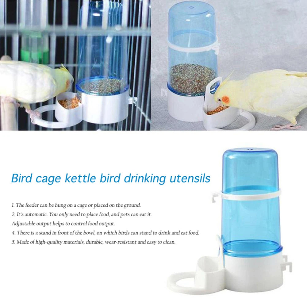 Pet Bird Water Drinker Feeder Water Dispenser
