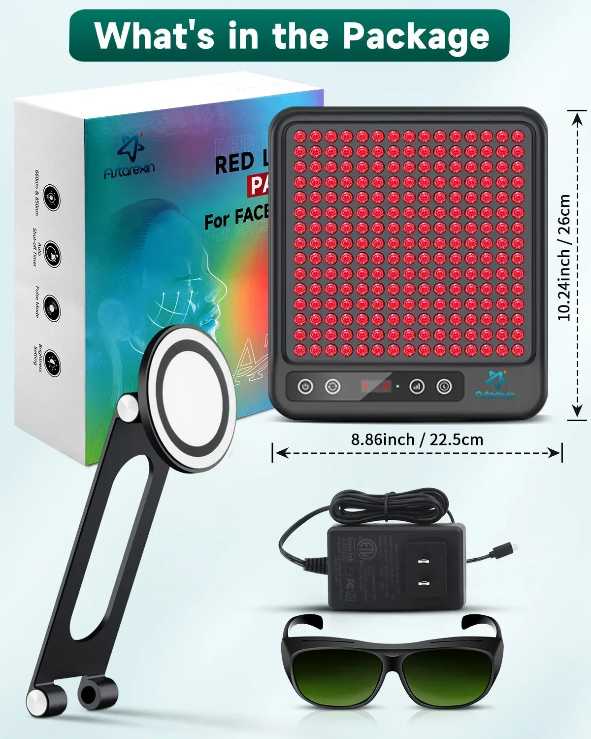 LED Red Light Therapy Panel Device
