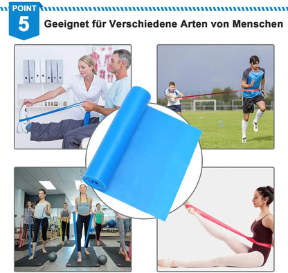 Elastic Fitness Bands 3Pcs Resistance Yoga Bands