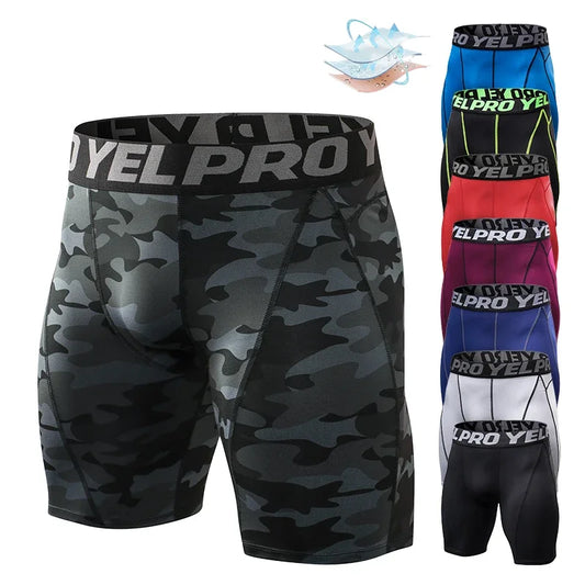 Men's Sport Fitness Compression Shorts Running Training