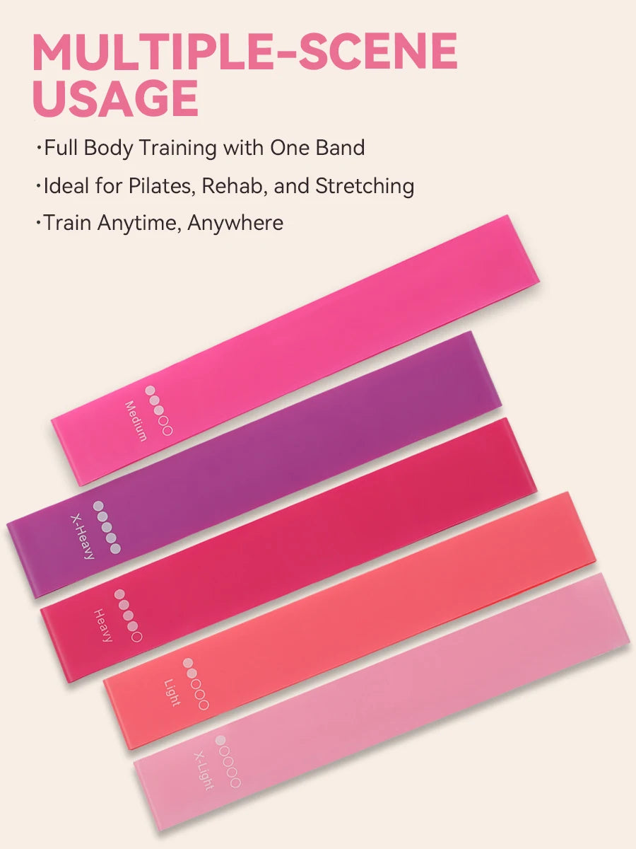 5 Levels Resistance Bands Set – Exercise Bands
