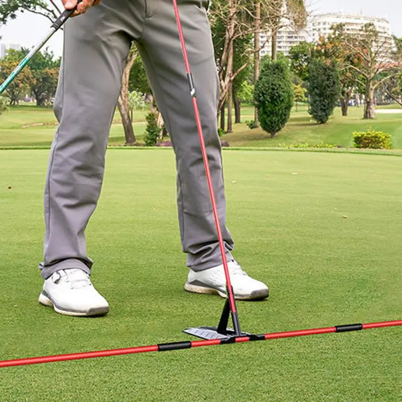 Golf Swing Alignment Practice Rod & Stick Holder