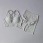 2 Pcs Yoga Sets Women High Waist