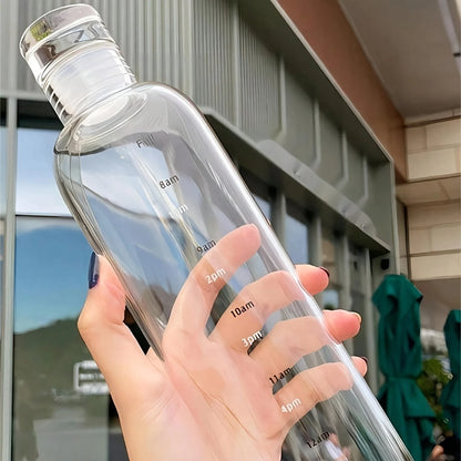 16.91oz Time-Indicated Transparent Summer Water Bottle