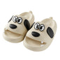 Catroon Dog Thick Slippers Soled Non Slip