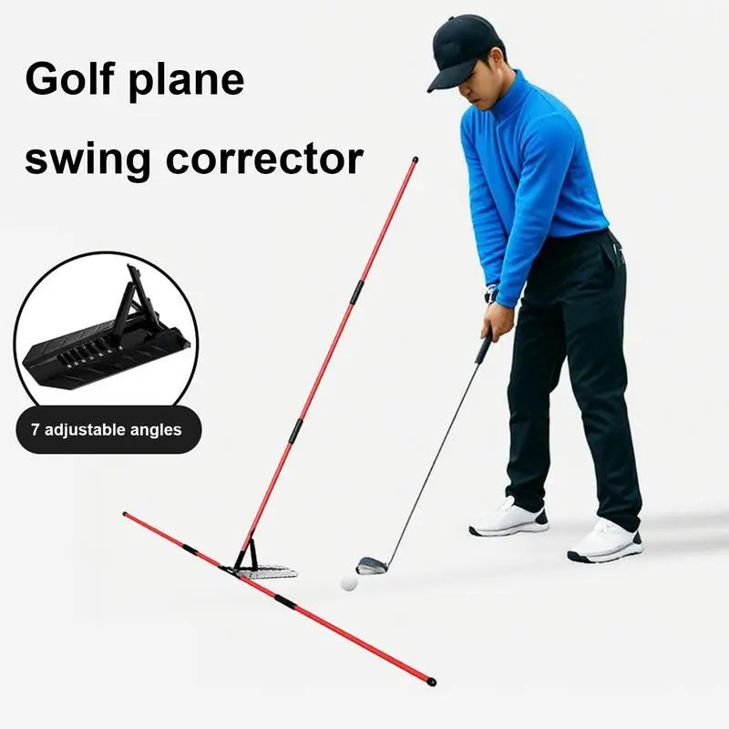 Golf Swing Alignment Practice Rod & Stick Holder