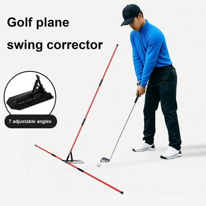 Golf Swing Alignment Practice Rod & Stick Holder