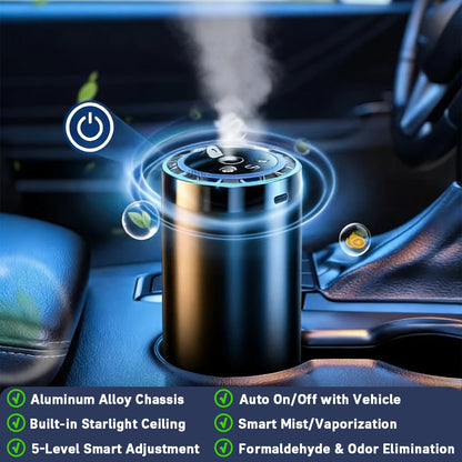 Electric Aroma Air Diffuser Humidifier For Car